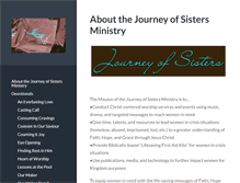 Tablet Screenshot of journeyofsisters.org